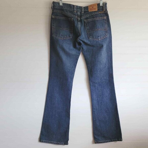 Lucky Brand Jeans Womens Size 2/26 Bootcut Cotton Dark Wash Blue Made in USA - Picture 4 of 9